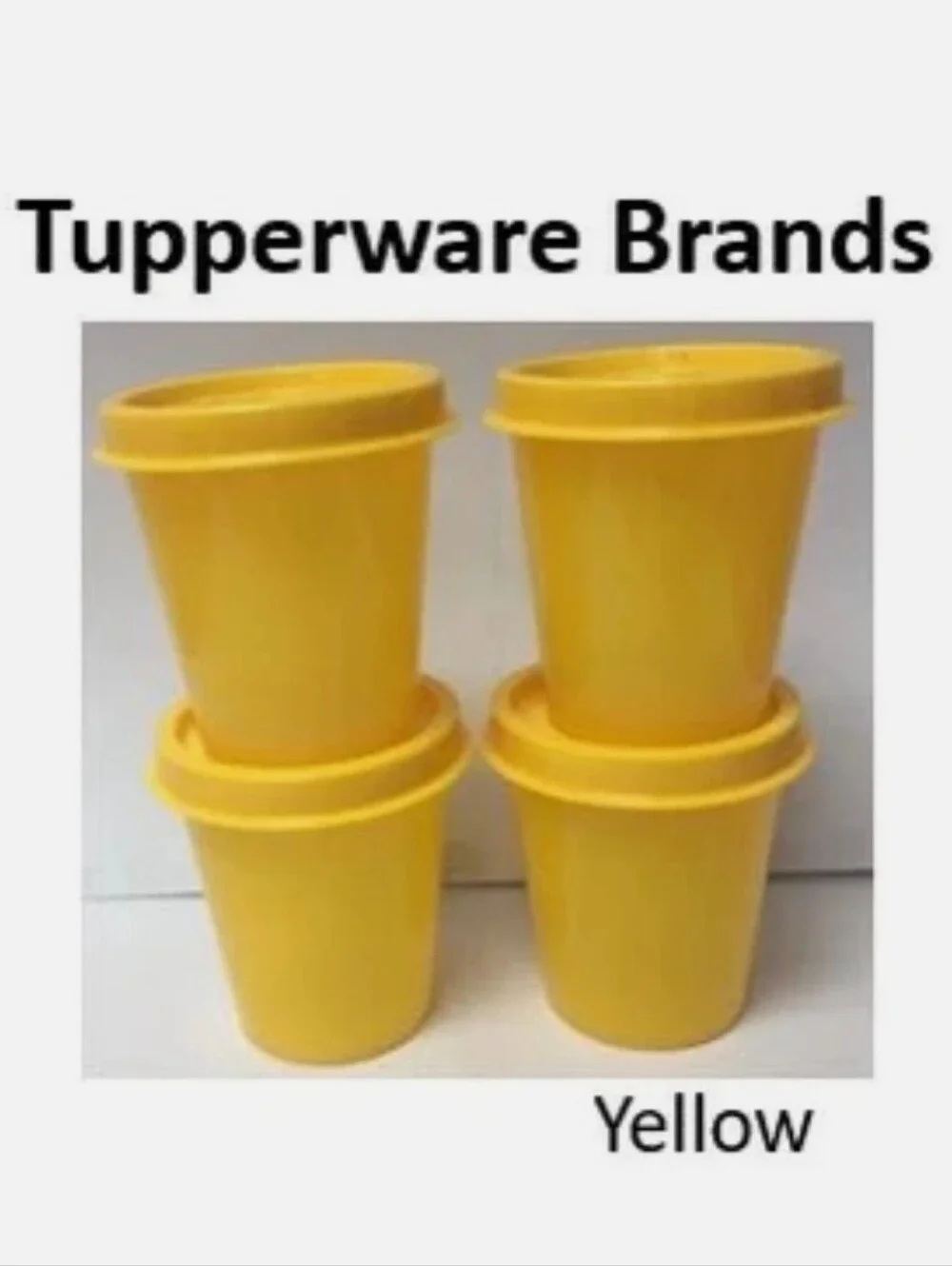 Tupperware Classic Sheer Midgets 2 oz. Minis 6 PC SET Tupper Jell-O Shot Glasses